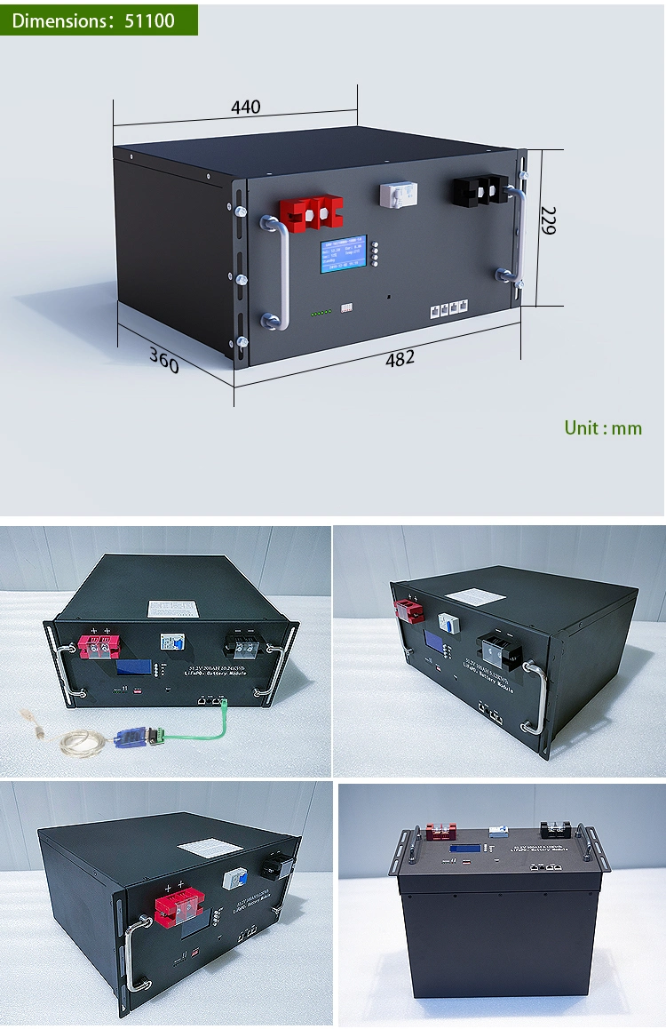 Deep Cycle 48V 100ah 200ah Lithium Ion Battery, Cts 48V 100ah Li-ion LiFePO4 Battery, 48V 5kwh 10kwh Lithium Battery for Ess/UPS