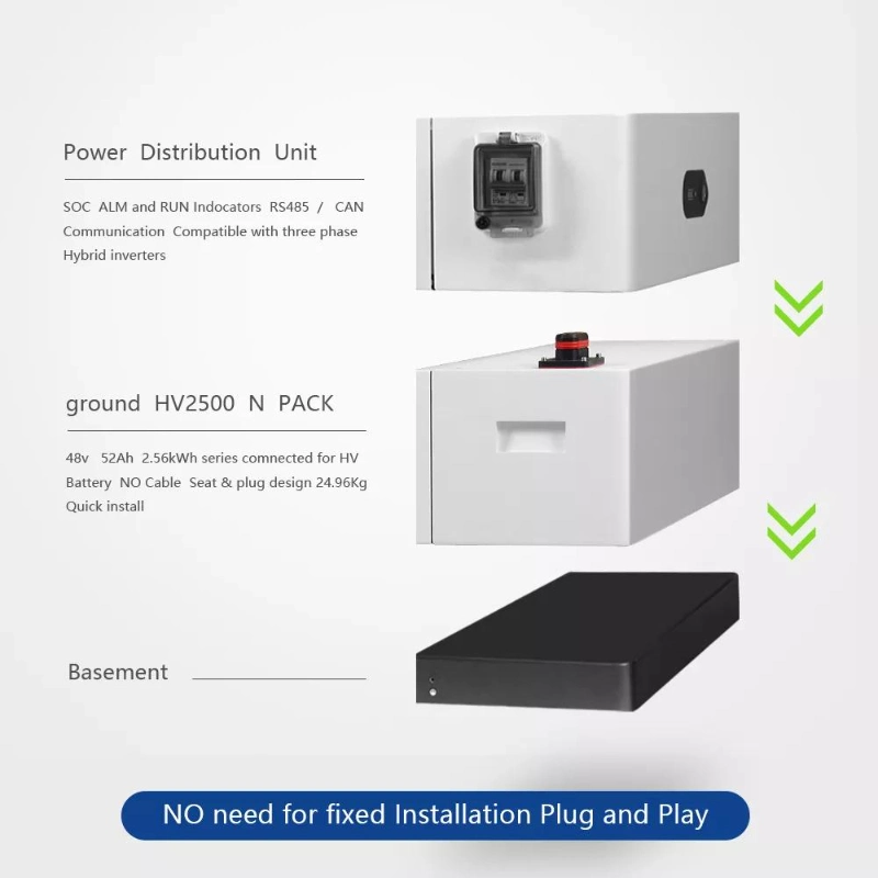 Hfie Deep Cycle LiFePO4 Lithium Iron Phosphate Battery Pack Solar Generator Household Ess Standby Power Supply Solar Energy Storage